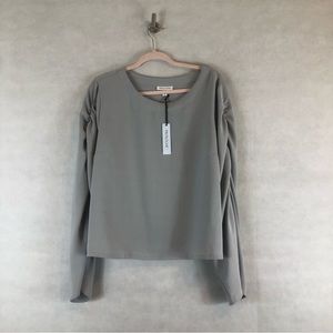 Prologue XXL long sleeve gray Shrug long sleeve NWT